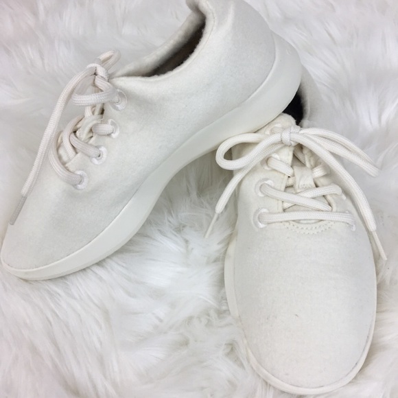 allbirds natural white mens wool runners - Picture 4 of 8